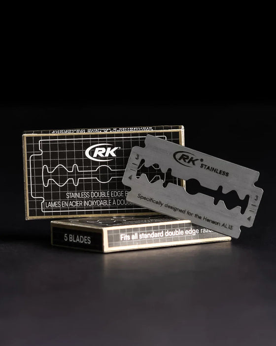 Henson - RK Double Edge Razor Blades well paired with Henson AL13 or Ti22 - New England Shaving Company