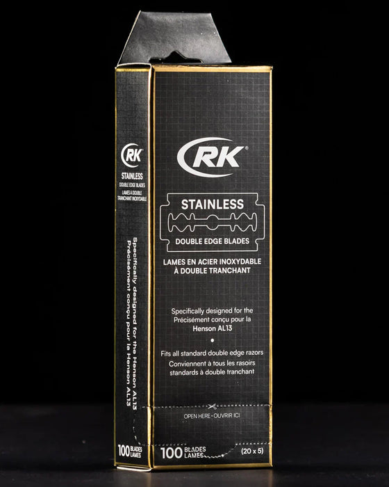 Henson - RK Double Edge Razor Blades well paired with Henson AL13 or Ti22 - New England Shaving Company