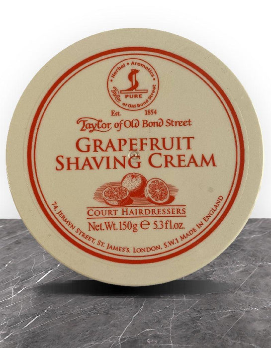 Taylor of Old Bond Street - Grapefruit Shaving Cream - New England Shaving Company