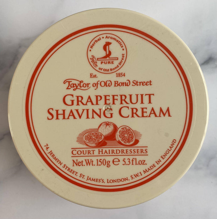 Taylor of Old Bond Street - Grapefruit Shaving Cream - New England Shaving Company