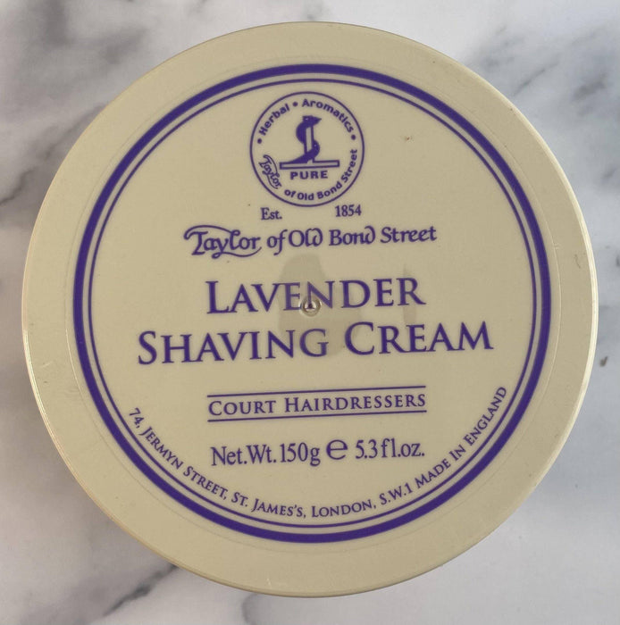 Taylor of Old Bond Street - Lavender Shaving Cream - New England Shaving Company