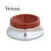 Vielong Razor Bowl for Straight Razor & Shavette, Brick Red - New England Shaving Company