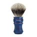 Vielong Seven Two Band Badger Hair Shaving Brush with Water Blue Handle - New England Shaving Company