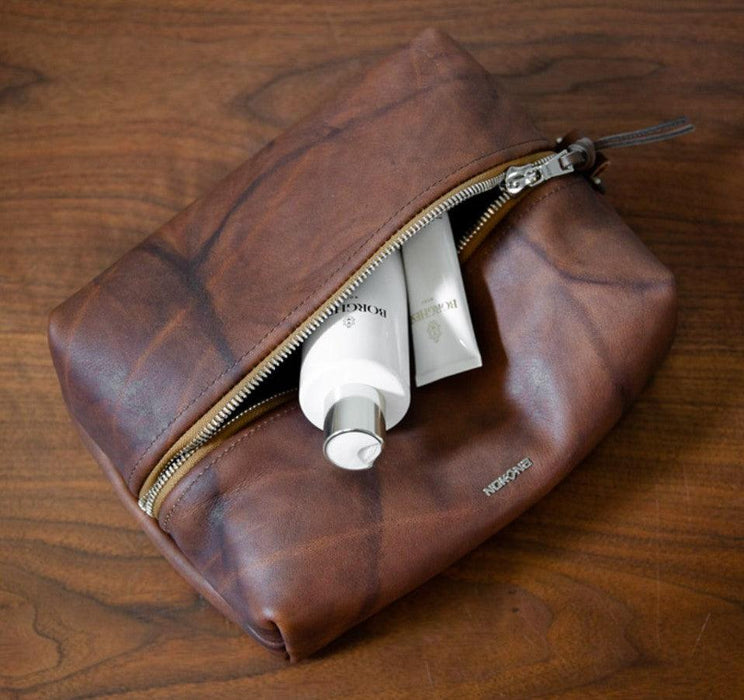 Nokona - Dopp Kit in Walnut - New England Shaving Company